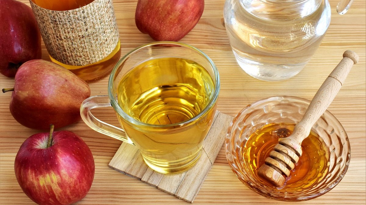 Oxymel, Äpfel, Apfelessig und Honig