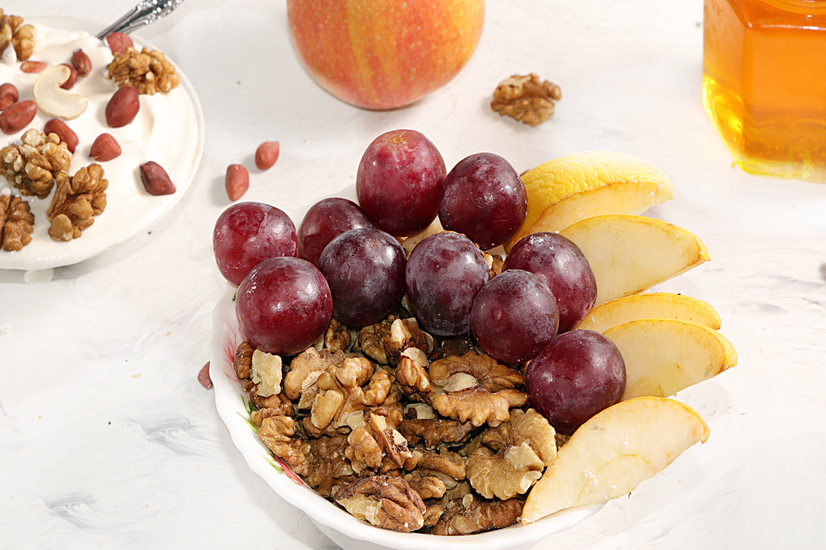 Porridge Frühstück mit Obst