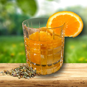 Orangen Eistee