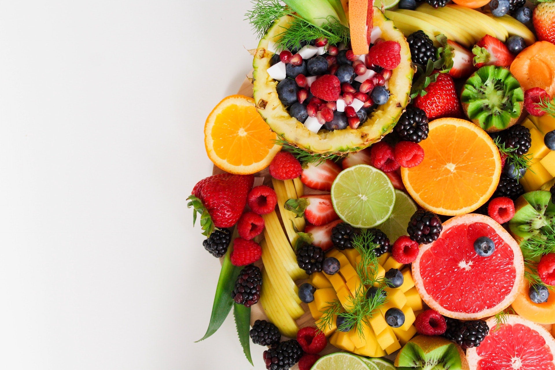 Basisches Obst in Stücken 