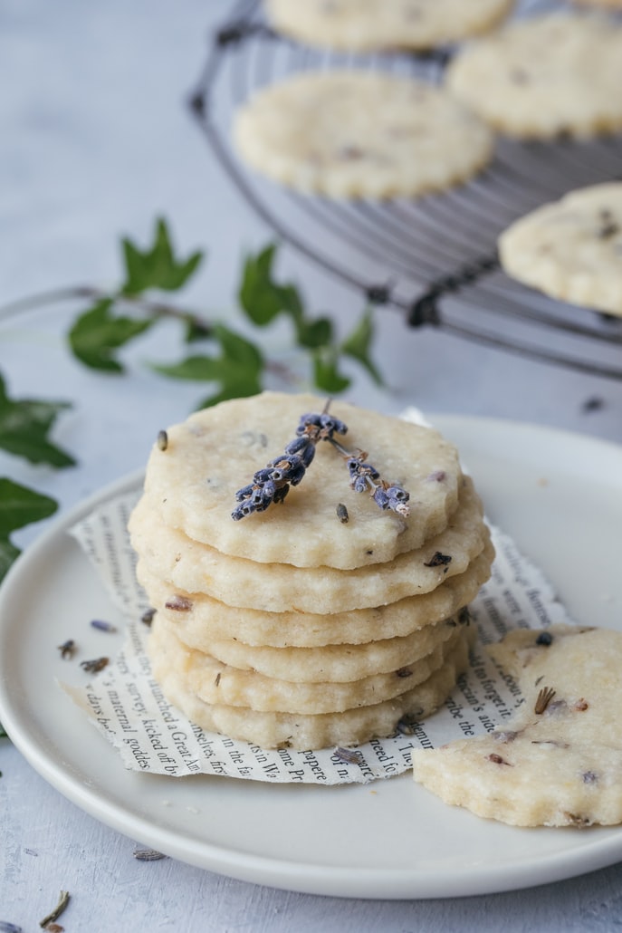 Plätzchen mit Lavendel